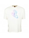 SANTA CRUZ T-Shirt Outline Fade Hand - Off White