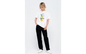 SANTA CRUZ T-shirt Checkerbloom Strip - Femmes - Blanc (femmes)