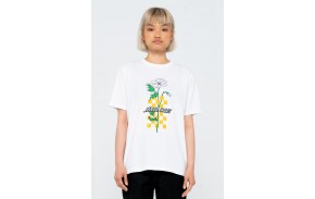 SANTA CRUZ T-shirt Checkerbloom Strip - Femmes - Blanc 