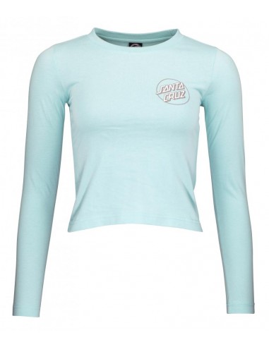 SANTA CRUZ T-shirt à manches longues Screaming Paisley Dot - Femmes - Sea Blue
