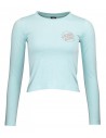 SANTA CRUZ T-shirt à manches longues Screaming Paisley Dot - Femmes - Sea Blue