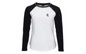 SANTA CRUZ T-shirt à manches longues Mini Hand Baseball - Femmes - Blanc (face)