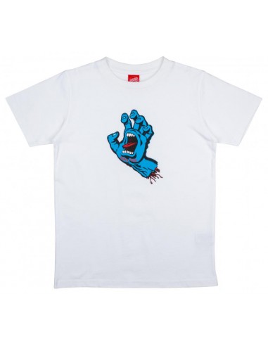 SANTA CRUZ T-shirt Youth Screaming Hand Enfants - Blanc