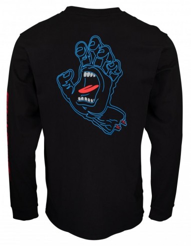 SANTA CRUZ Maglietta a maniche lunghe Void Hand Nero Skatewear