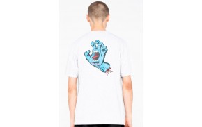 SANTA CRUZ T-shirt Screaming Hand Chest - Athletic Heather (back)