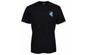 SANTA CRUZ T-shirt Screaming Hand Chest - Noir