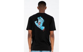 SANTA CRUZ T-shirt Screaming Hand Chest - Noir - back