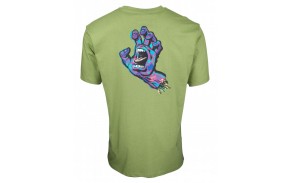 SANTA CRUZ T-shirt Growth Hand - Dill Green (dos)