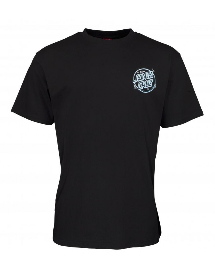 SANTA CRUZ Ermsy Twisted Hand - Noir - T-shirt