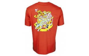 SANTA CRUZ T-shirt Ermsy Twisted Hand - Ketchup (dos)