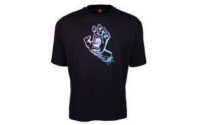 SANTA CRUZ T-shirt Outline Fade Hand - Noir (dos)