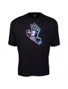 SANTA CRUZ T-shirt Outline Fade Hand - Noir