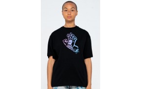 SANTA CRUZ T-shirt Outline Fade Hand - Noir