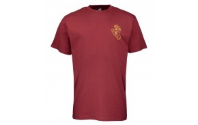 SANTA CRUZ T-shirt Void Hand - Bordeaux