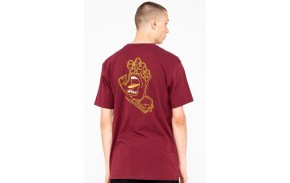 SANTA CRUZ T-shirt Void Hand - Bordeaux model