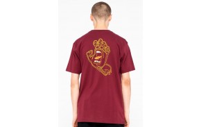 SANTA CRUZ T-shirt Void Hand - Bordeaux