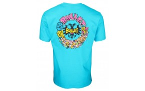 SANTA CRUZ T-shirt Bullet Riot - Cyan (dos)