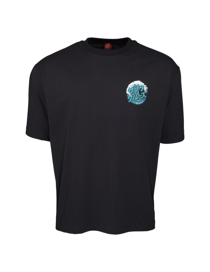 SANTA CRUZ T-shirt Japanese Wave Dot - Noir