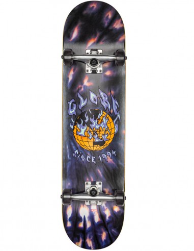 GLOBE G1 Ablaze 8.0" Black Dye - Skateboard complet