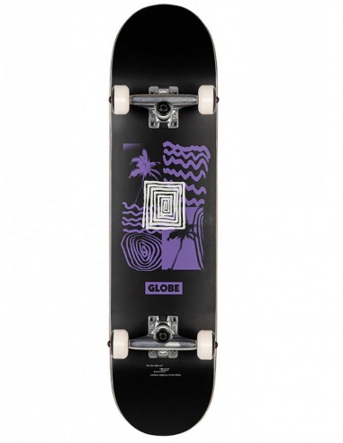 GLOBE G1 Fairweather 7.75" Black Purple - Skateboard Complet