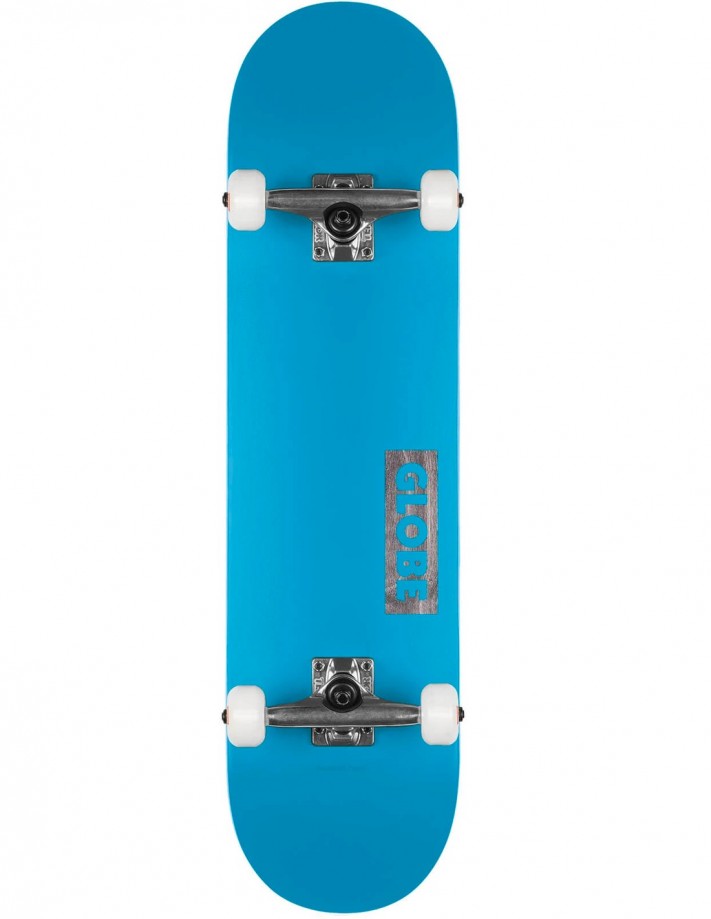 GLOBE Goodstock 8.375" Neon Blue - Skateboard Complet