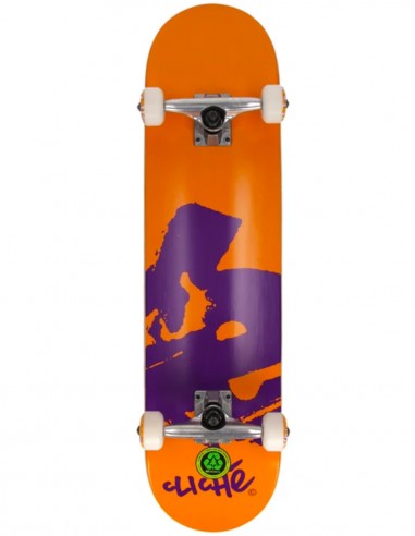 Cliché Europe Orange 7.875" - Skateboard complet