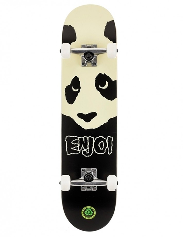 Enjoi Misfit Panda 7.625" Black  - Skateboard Enfant complet