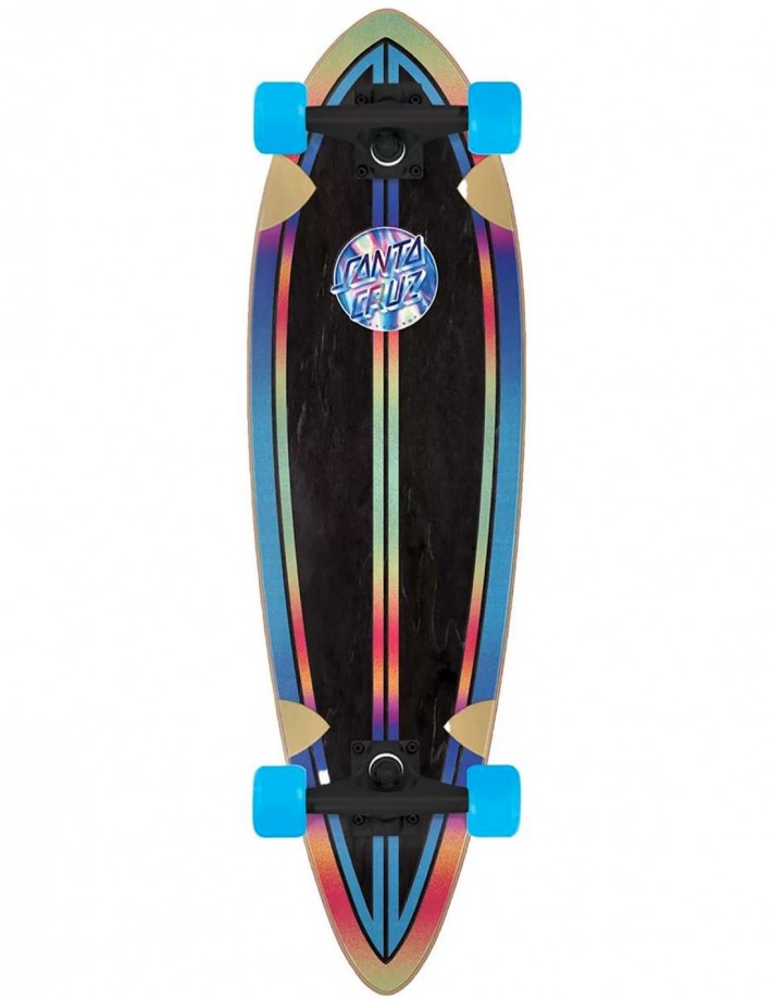 Santa Cruz Iridescent Hand 33" Pintail - Longboard complet