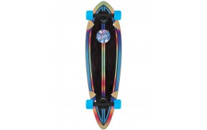 Santa Cruz Iridescent Hand 33" Pintail - Longboard complet
