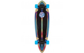 Santa Cruz Iridescent Hand 33" Pintail - Longboard complet