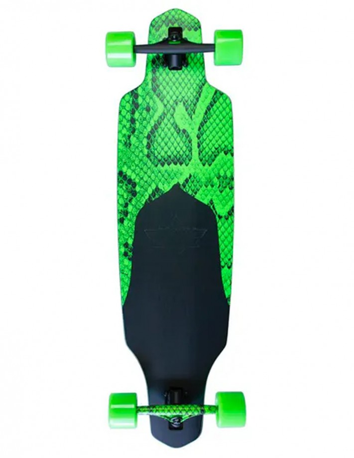 Dusters  Channel Snakeskin 38" Green - Longboard complètes