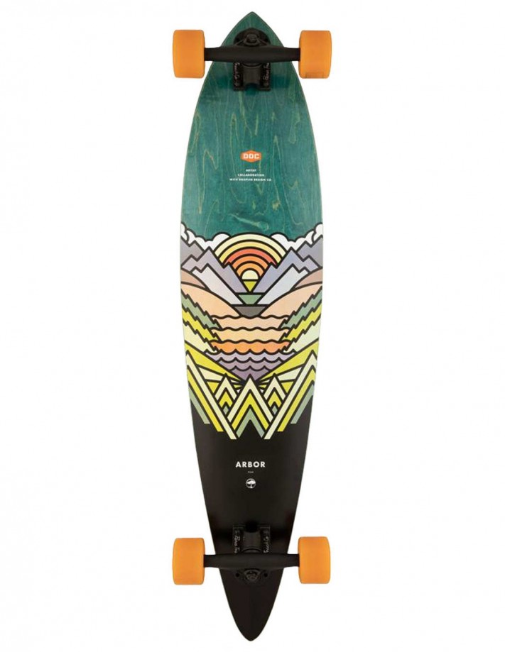 Arbor Fish 37" Artist Series - Longboard complète Pintail