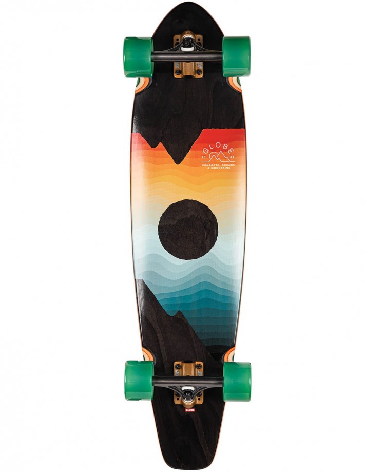 GLOBE Arcadia 36" Black Maple Chromeset - Longboard complète