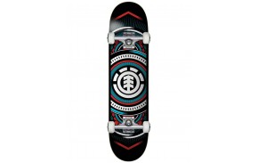 Element Hatched Red/Blue 7.75" - Skateboard complet