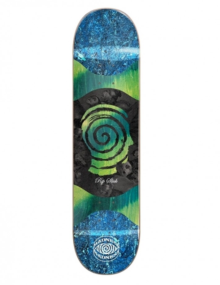 Madness Voices R7 Slick 8.125" Blue Green - Plateau de Skateboard