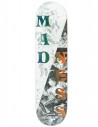 Madness Spilt Overlap R7 8.0" Black White - Skateboard Deck