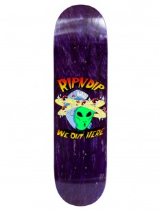RipNDip Out Of This World 8.25" Purple - Plateau de Skateboard