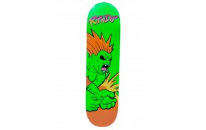 RipNDip Button Mash Board 8.25" Green - Plateau de Skateboard