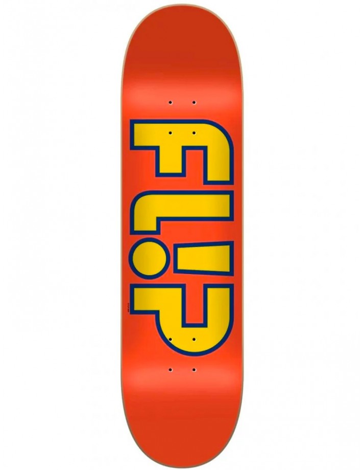 Skate deck FLIP Outlined Orange 7.75