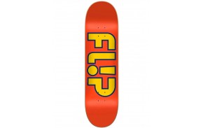 Flip Team Outlined Orange 7.75" - Plateau de skateboard