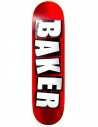 Logo Baker Bianco 8" - Consiglio di Skateboard