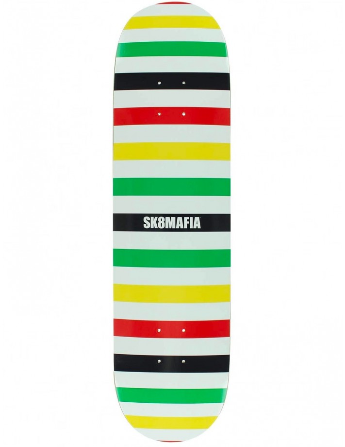 Sk8Mafia Basic Logo Rasta 8.0" - Plateau de skateboard