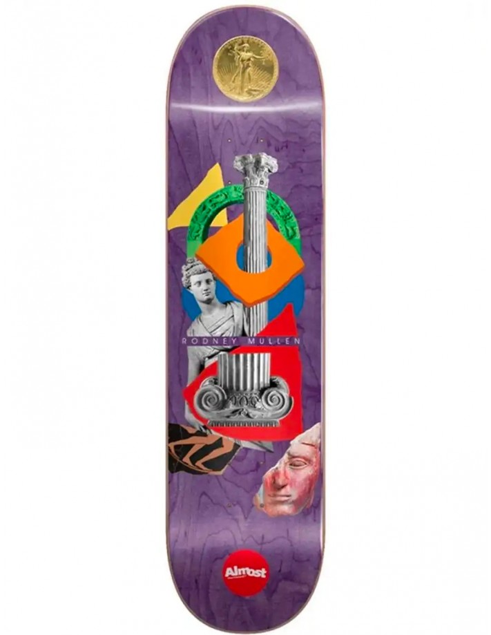 Almost Relics Mullen R7 Purple 8.25" - Plateau de skateboard