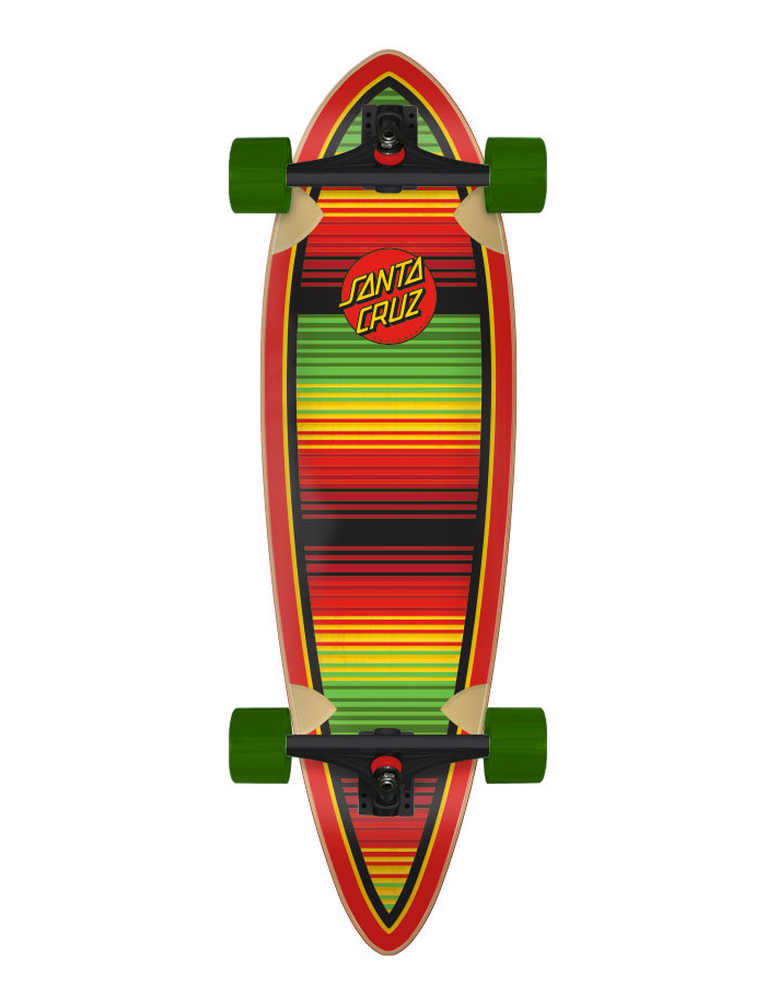 Longboard Pintail SAnta Cruz Serape Dot 33 