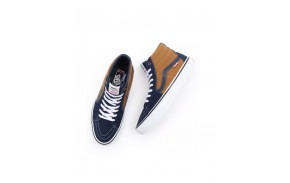 Skate shoes montantes VANS Sk8-Hi Marron Bleu - Paire