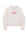 VANS Flying V FT Boxy Crewneck Mujer - Heather Mesa Rosa