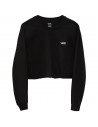 VANS Junior V LS Crop Girocollo Donna - Nero