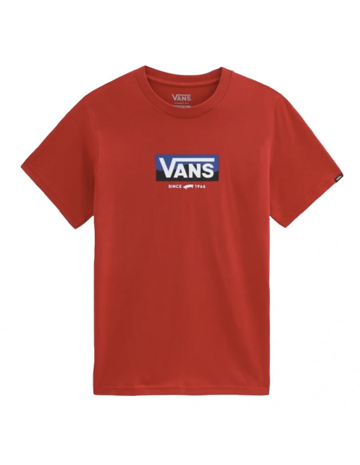 Magliette vans bambino rosso shop