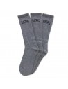 VANS Classic Crew 3-Pack - Gris Heather - Calcetines