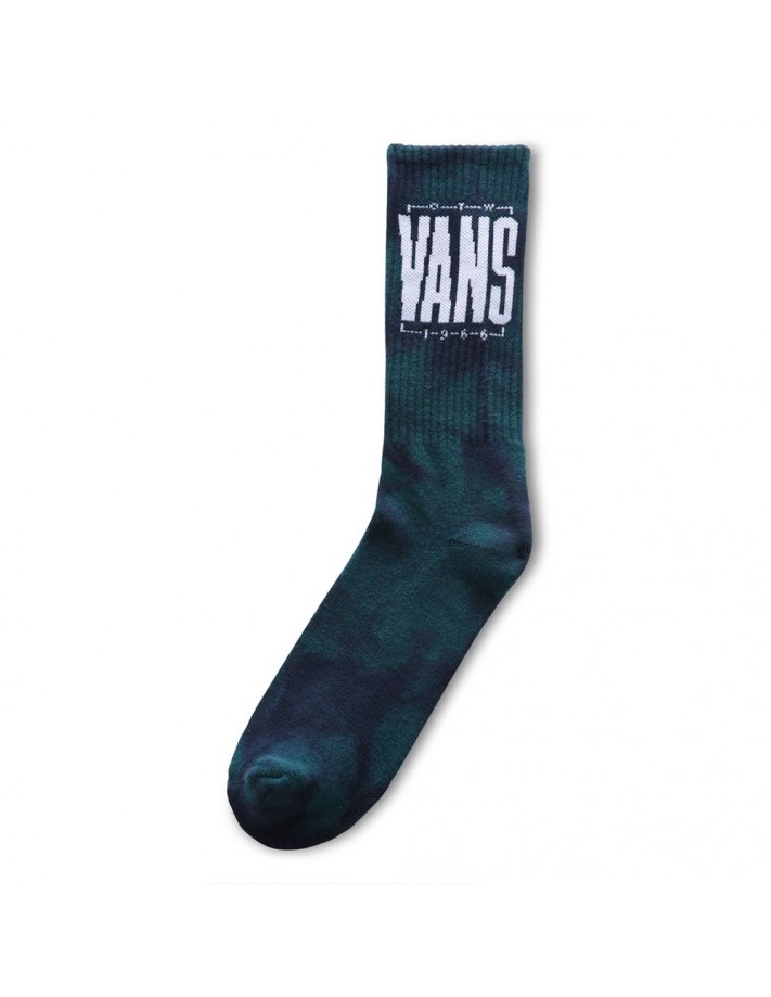 VANS Easton Tie Dye Crew Chaussettes - Blue Coral / Tie Dye